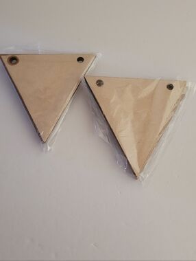 Wooden Banner Pennant Flags Craft Wood DIY